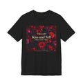 Kiss and Tell Rose Graphic Tee — 'They Can't Relate' Floral Statement T-Shirt