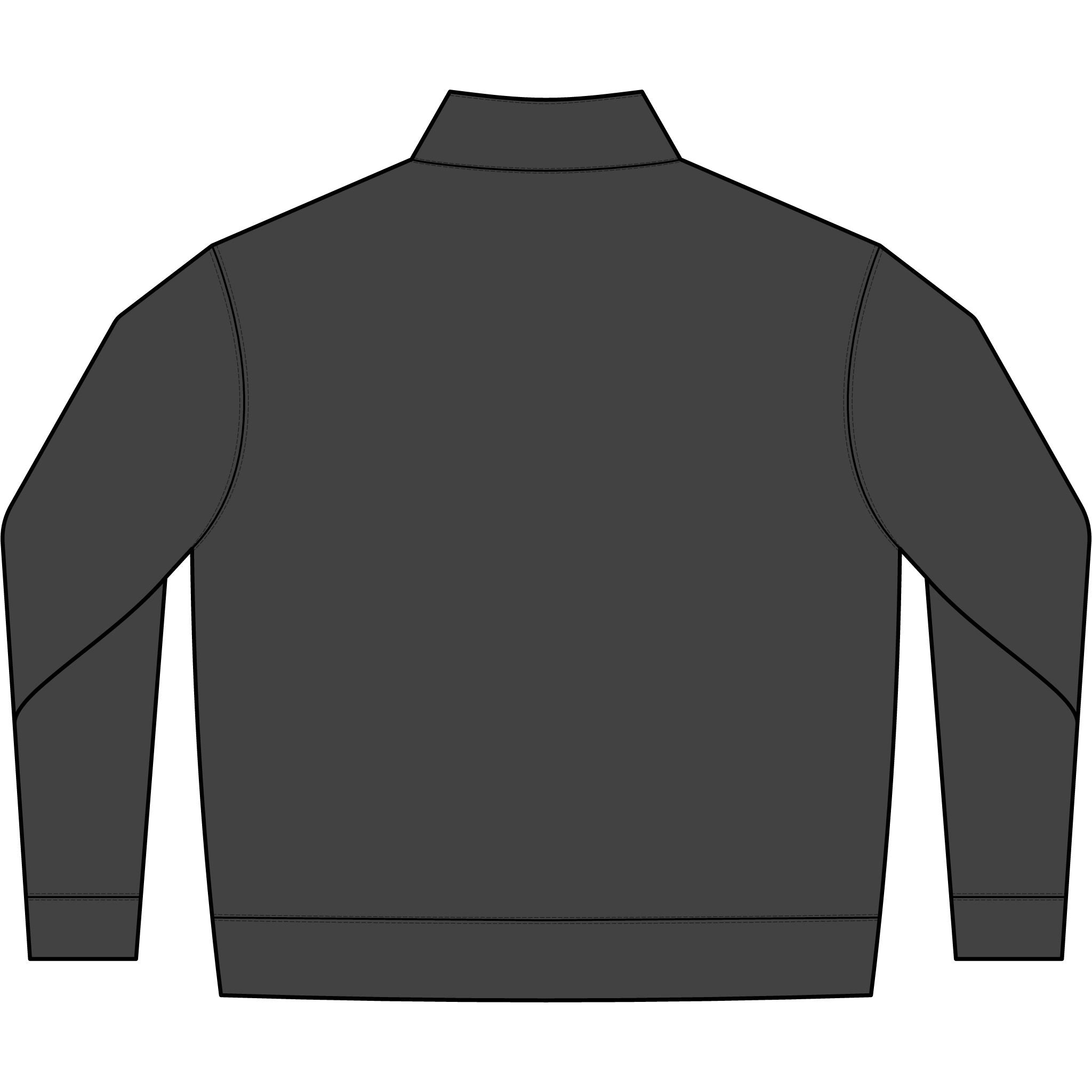 Unisex Relax Faded Half Zip Sweatshirt